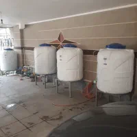 نصب پمپ و مخزن آب