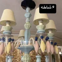 لوستر سرامیکی ۶ شعله