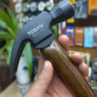 چکش نجاری دسته چوبی توسن و ابزار نجاری