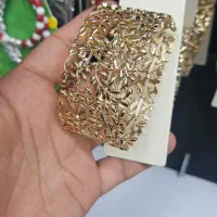 دستبند بدل برنجی با روکش طلا