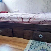 تخت تک نفره بدون تشک