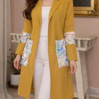 ۲ عدد مانتو شانتون نخی تا سایز ۴۰