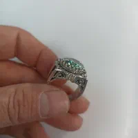 انگشتر نقره سنگین با سنگ امیتیس|جواهرات|فردیس, فردیس|دیوار