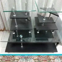 جلو مبلی و دو عدد عسلی شیشه ای|مبلمان خانگی و میز عسلی|فردیس, فردیس|دیوار