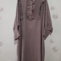 مانتو عبا رنگ طوسی و گلبهی|لباس|فولادشهر, B6|دیوار
