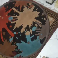 فرش گرد هنری
