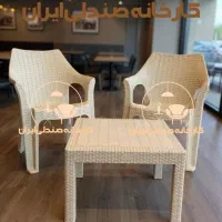 میز وصندلی پلاستیکی مدل فریبانهارخوری غذاخوری کافه