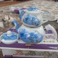 کتری و قوری-پیک نیک-ظروف بلور-منقل گالوانیزه