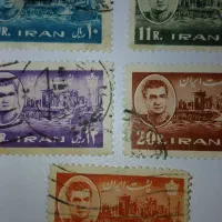 تمبر سری کامل11پستی محمدرضا پهلوی مهر خورده|کلکسیون سکه، تمبر، اسکناس|تهران, تجریش|دیوار