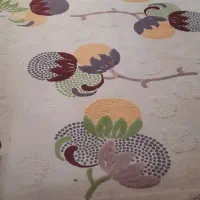 فرش ۹متری سفیدگل برجسته