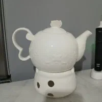 قوری چینی وارمر دار