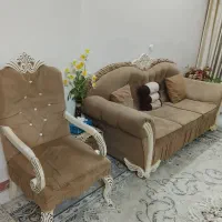 سرویس مبل هفت نفره|مبلمان خانگی و میز عسلی|ری, دولت‌آباد|دیوار