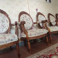 مبل سلطنتی چوب گردو|مبلمان خانگی و میز عسلی|محمدیه-قزوین, |دیوار