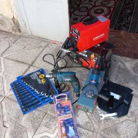 ۵تکه دستگاه جوش  دلر ۱۳  آچار  جعبه  بوکس فرز