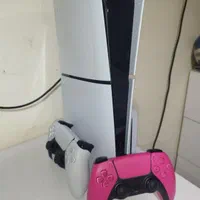ps5 slim + ی دسته اضافه+ هدست گیمینگ