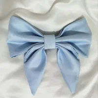 پاپیون ساتن آبی