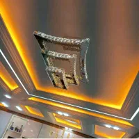 لوستر الماس. کهکشانی مستطیل مدل حریر. AC light|لوستر و چراغ آویز|تهران, سنگلج (شاپور)|دیوار