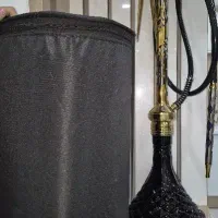 قلیان سوپاپ دارمشکی طلایی همراه با کیف