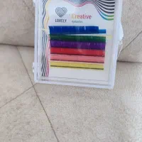 پالت اکستنشن مژه رنگی لاولی|آرایشی، بهداشتی، درمانی|قم, پردیسان|دیوار