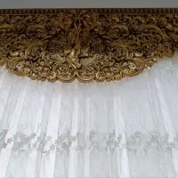 پرده پذیرایی در حد نو|پرده، رانر، رومیزی|آستانه اشرفیه, |دیوار