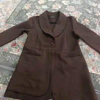 کت مانتو رنگ قهوای