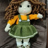 عروسک بافتنی زیبا