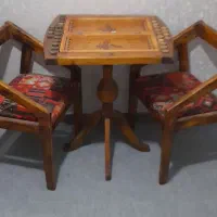 میز صندلی تخته نرد