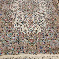 فرش ۶ متری دست  بافت کاشان ۴ رنگ خامه