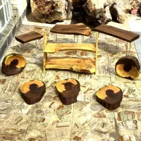 طراحی و اجرای دکور چوبی وظروف چوبی نجاری دکوراسیون|فروشگاه و مغازه|شیراز, قلعه شاهزاده بیگم|دیوار