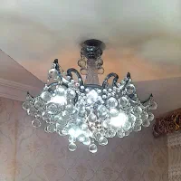 ۳عدد لوستر لوکس برنزی|لوستر و چراغ آویز|اردبیل, |دیوار