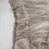 پرده اتاق خواب رنگ طلایی|پرده، رانر، رومیزی|کلاله, |دیوار