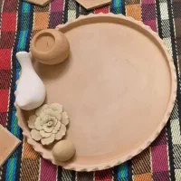 حراج فوق العاده ظرف ، سینی ، دیوارکوب ، سفال ، رنگ