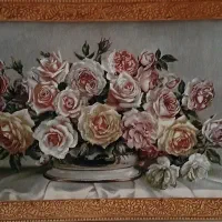 تابلو طرح فرش ماشینی نو نو