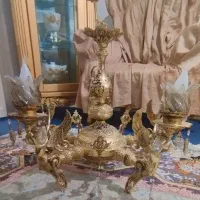 لوستر لوکس برنجی مدل فرشته و شاه عباسی