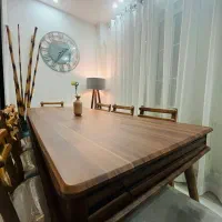 میز ناهار خوری ۸ نفره چوب راش|میز و صندلی غذاخوری|کیاشهر, |دیوار