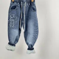 شلوار لی خزدار اسپرت