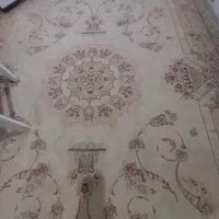 دو تخته فرش ۶ متری، ماشینی ،زمینه کرم