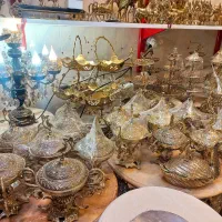 کاسه بشقاب برنز لیلی و مجنون آنتیک برنجیان|صنایع دستی و سایر لوازم تزئینی|ارومیه, |دیوار