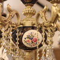 لوستر آرامیس تمام برنز|لوستر و چراغ آویز|تهران, قنات‌کوثر|دیوار