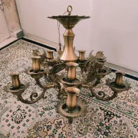 لوستر برنز مدل فرشته|لوستر و چراغ آویز|تهران, ارم|دیوار