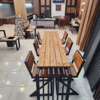 انواع مبلمان باغی وسازه چوبی ترمودوفلزی