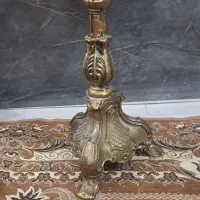 میز تلفن برنجی