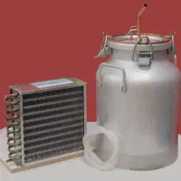 دیگ کندانسور گلابگیرعرقگیر تقطیر سایز ۳۰ لیتری