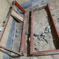 درب چوبی حمام و دسشویی همراه با چارچوب