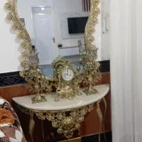 اینه شمعدان برنز