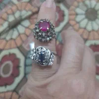 فروش ۲عددانگشترقدمت دارزنانه به شرط یاقوت اصلی|جواهرات|گرگان, |دیوار