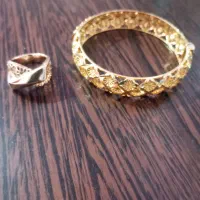 دستبند و انگشتر نو رنگ ثابت