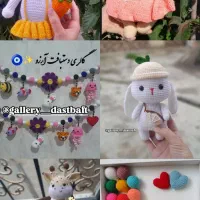 عروسکای دستبافت دخترونه