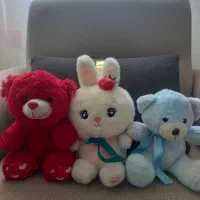 سه عددعروسک|اسباب‌بازی بچه|مشهد, سرافرازان|دیوار