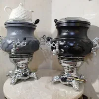 سماور گازی 8 لیتری برنجی دولوکس حسینی